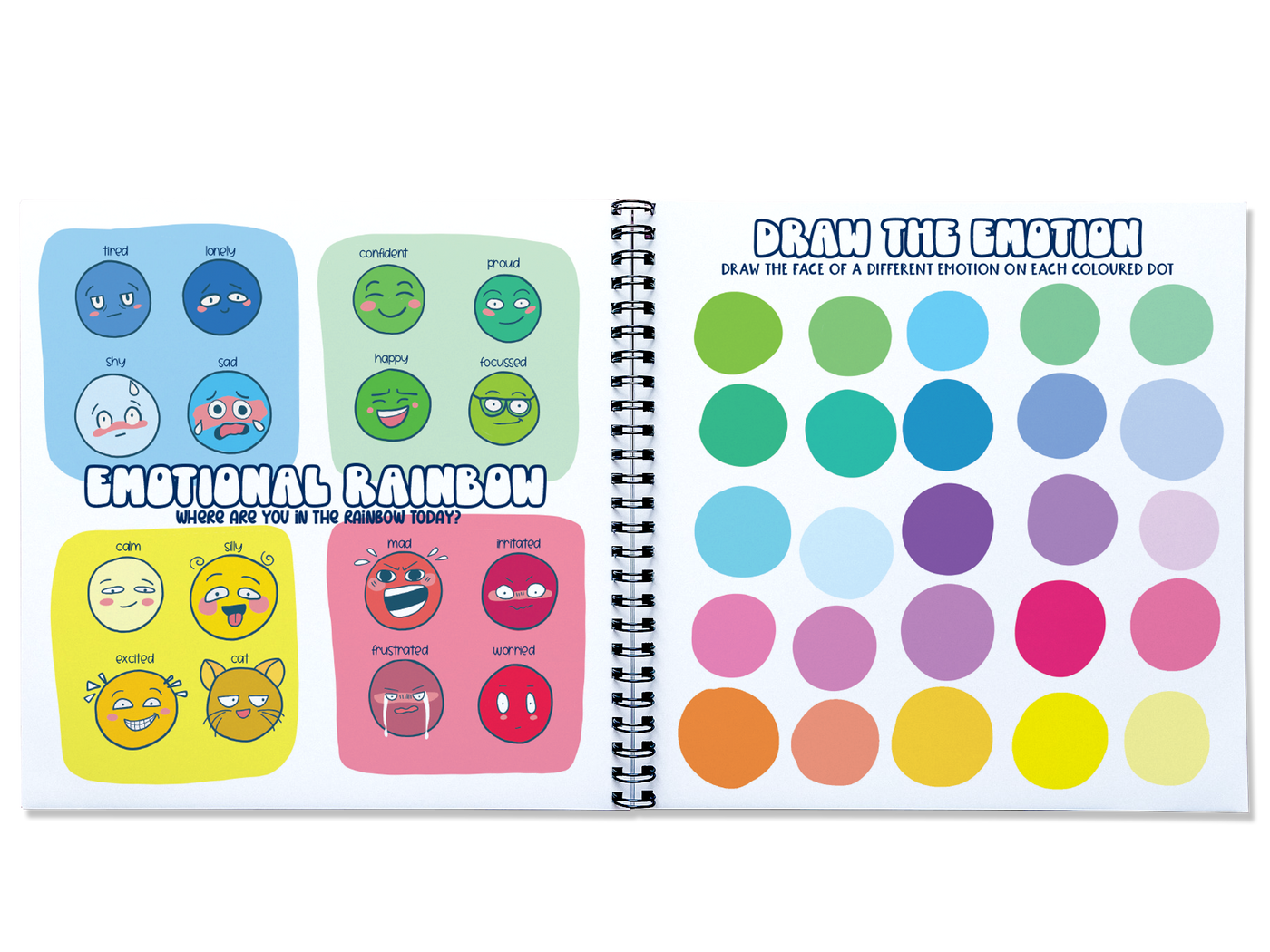 Cool Calm Kids Mindfulness Journal + Sticker Set