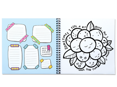 Cool Calm Kids Mindfulness Journal + Sticker Set